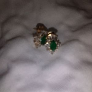 Emerald earrings